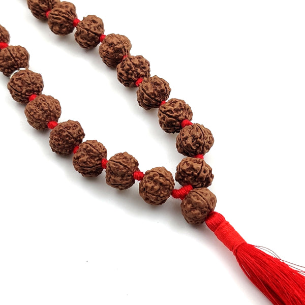 5-ojo Rudraksha-mala 15 mm Ø 54+1