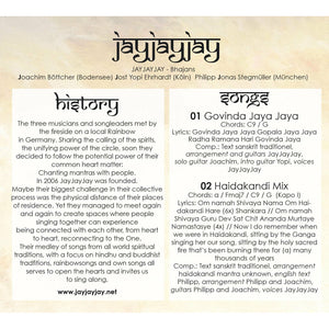 CD: JayJayJay Bhajans von Joachim Böttcher