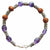 Hübsches Armband - mit Amethyst und Rudraksha