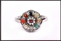 Navaratna - 9 planetas anillos