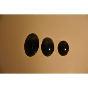 Onyx - schwarzer Stein - mittel
