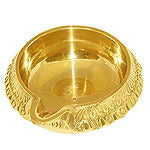 Kubera oil lamp - small