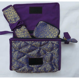 3-in-1 Täschchen-Set für Schmuck, Kosmetik, Geld
