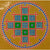 Goldfarbenes Mandala